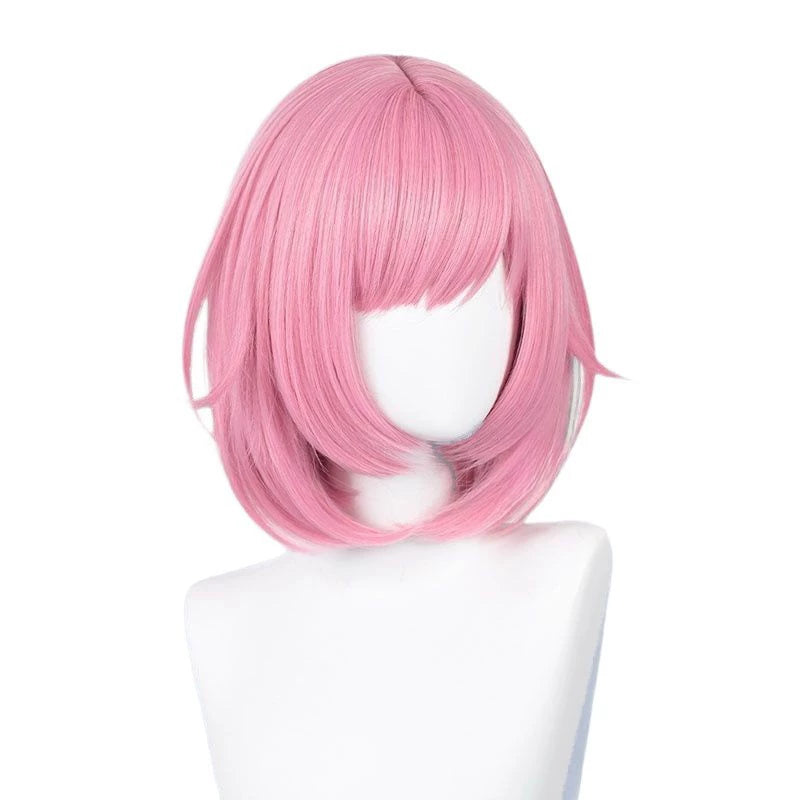 Otori Emu Project Sekai Bühnen-Outfit Cosplay Kostuem Damen Rosa Gelb