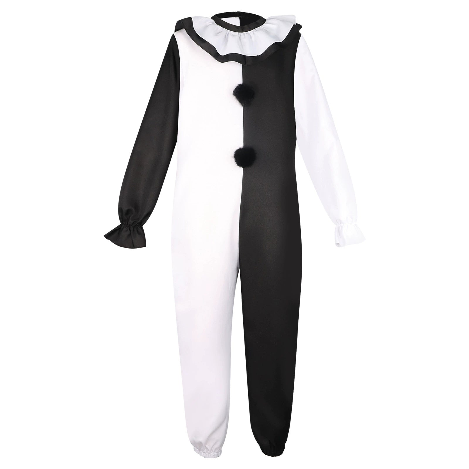 Art the Clown Terrifier Schwarz-Weisser Clown Anzug Cosplay Kostuem Damen