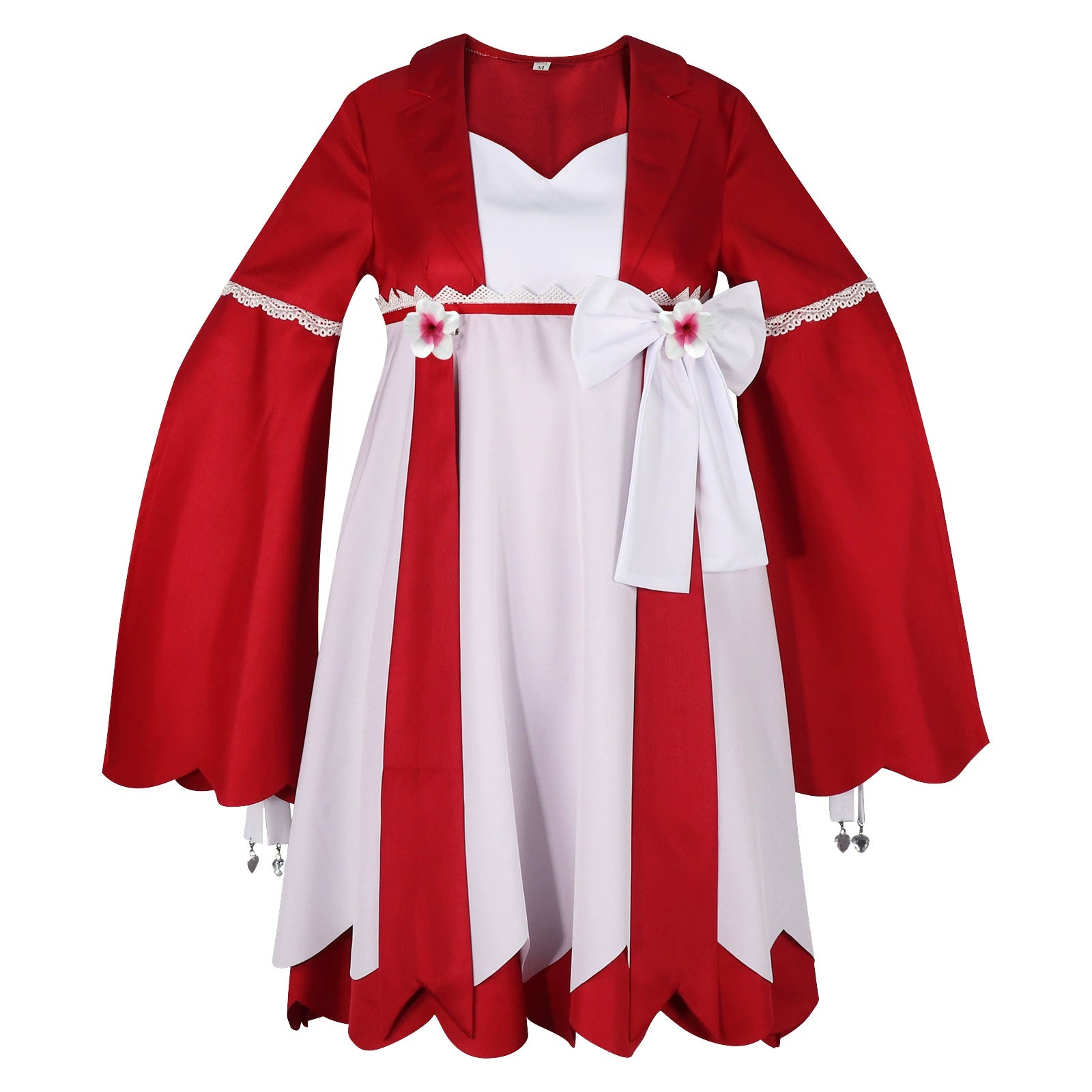 Hua Xiaolou Mini World Rotes Hanf-Kleid Cosplay Kostuem Damen