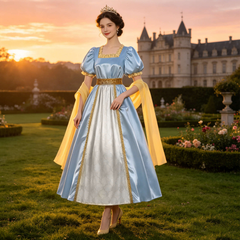 Hofkleid mit Puffärmeln – barockes Prinzessinnen-Kleid, DAMEN