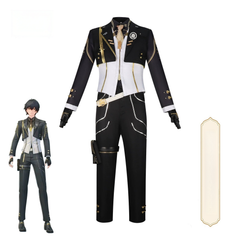 Rover Wuthering Waves Kampfanzug Cosplay Kostuem Damen Schwarz
