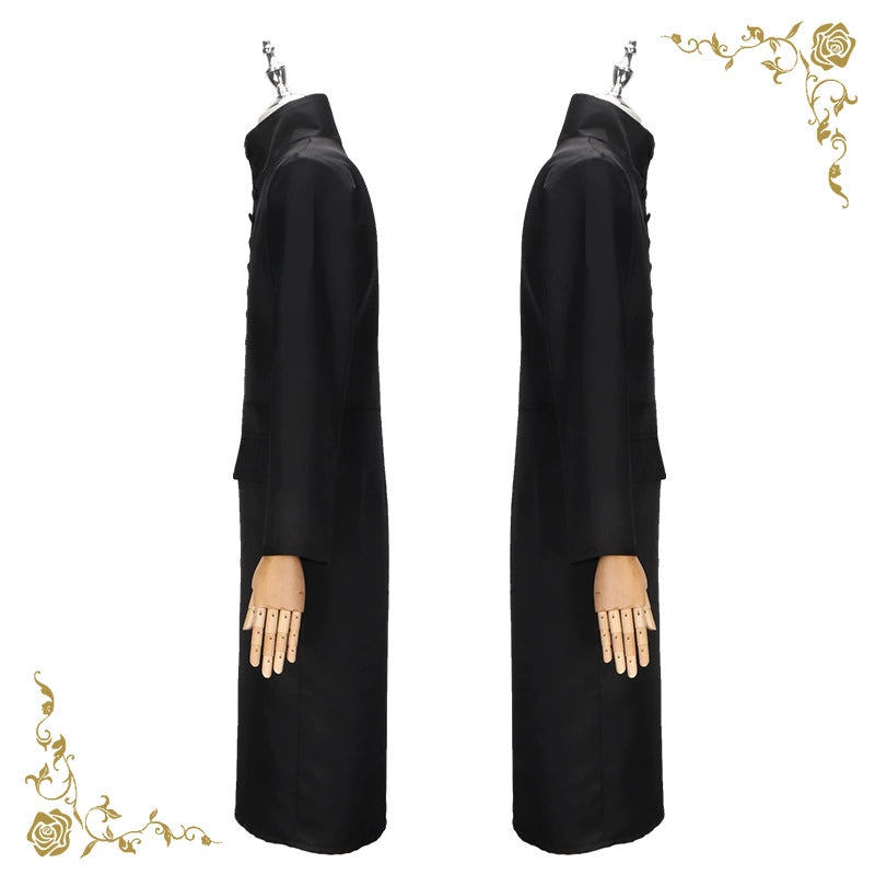 Severus Snape Harry Potter Zaubertrank-Meister Gewand Cosplay Kostuem Damen