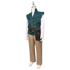 Flynn Rider Tangled Abenteurer Hemd Set Cosplay Kostuem Damen