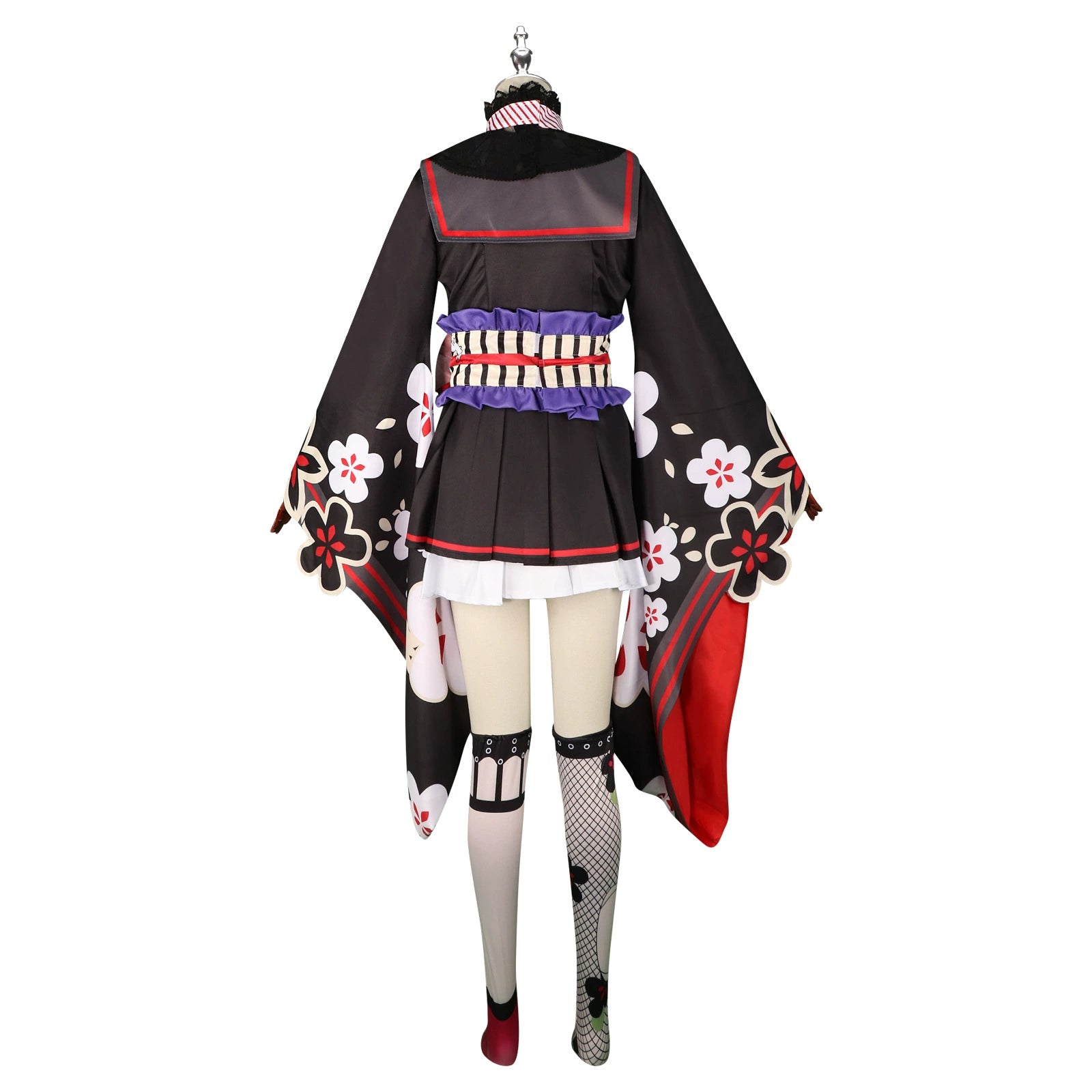 Wakamo Blue Archive Bühnen-Outfit Cosplay Kostuem Damen Rot Weiß
