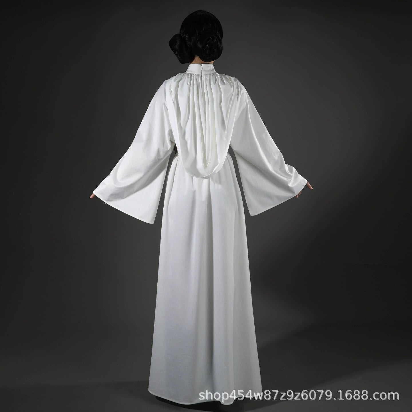 Princess Leia Star Wars Weisses Gewand Cosplay Kostuem Damen