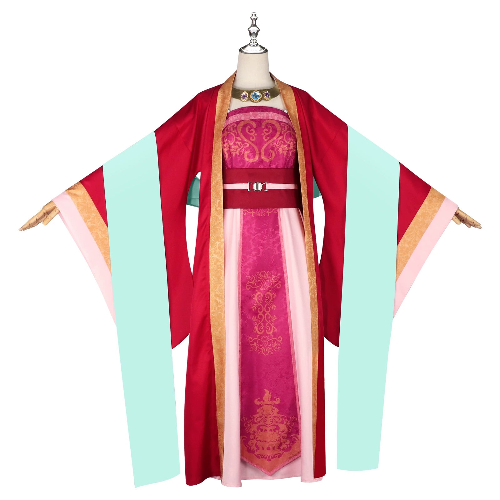 Lady Gyokuyou The Apothecary Diaries Prachtvolles Gewand Cosplay Kostuem Damen Rot