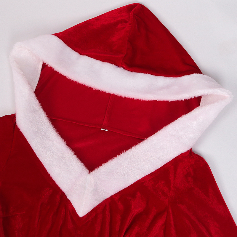 Weihnachtskleid – Xmas-Costume Rot für Party, DAMEN
