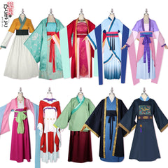Maomao The Apothecary Diaries Hanfu-Kleid Cosplay Kostuem Damen Türkis