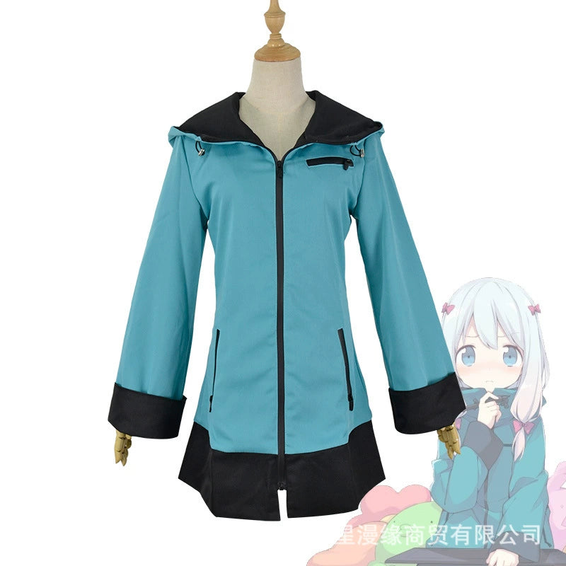 Sagiri Hoodie Plus Eromanga Sensei Hoodie Set Cosplay Kostuem Damen