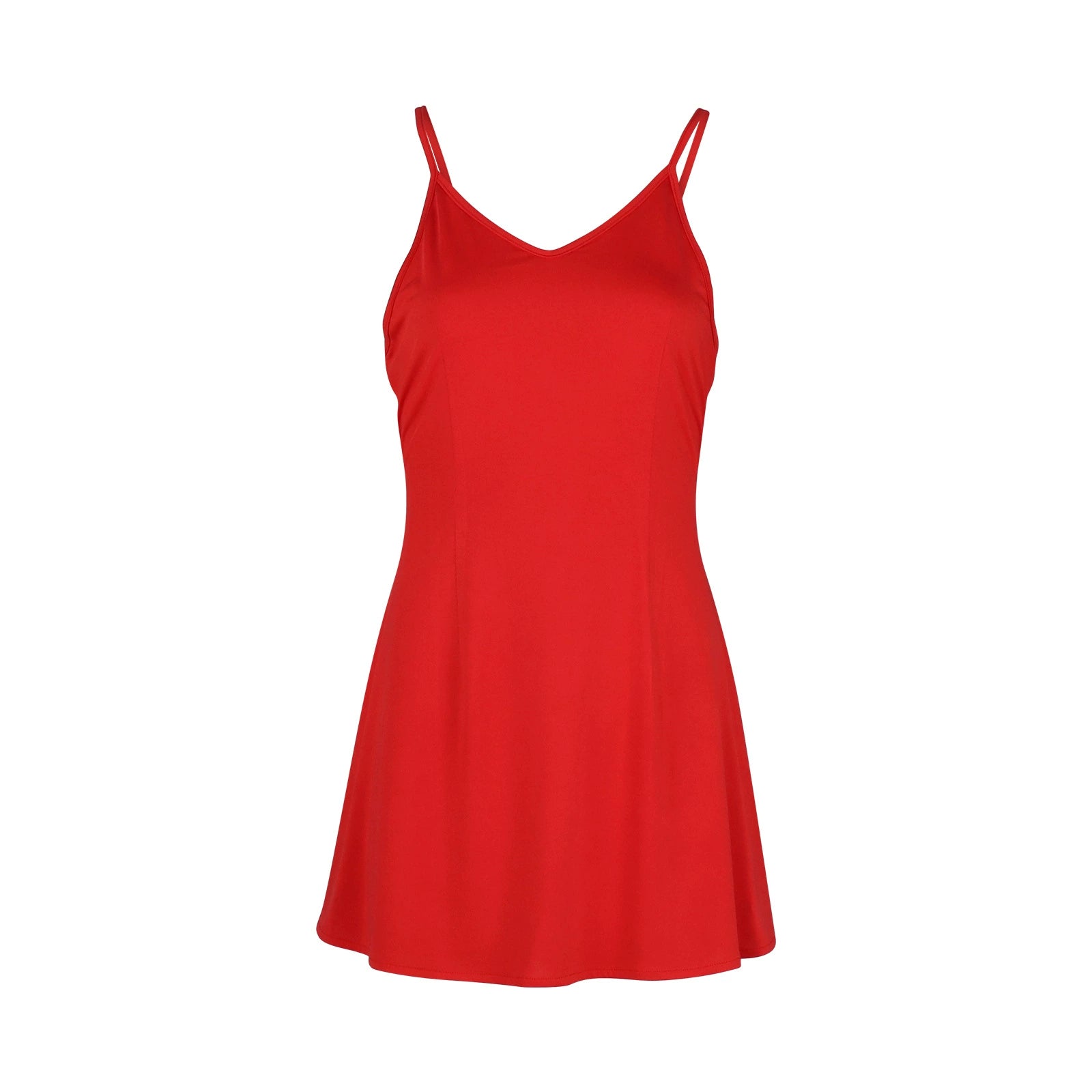 Pandy CN Comics Red Slip Dress Cosplay Kostuem Damen