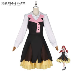 Lucy Maud Bungo Stray Dogs Kleid Set Cosplay Kostuem Damen