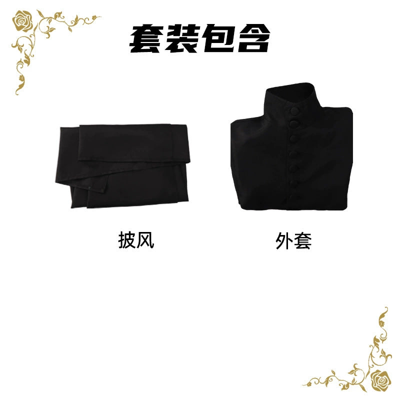 Severus Snape Harry Potter Zaubertrank-Meister Gewand Cosplay Kostuem Damen