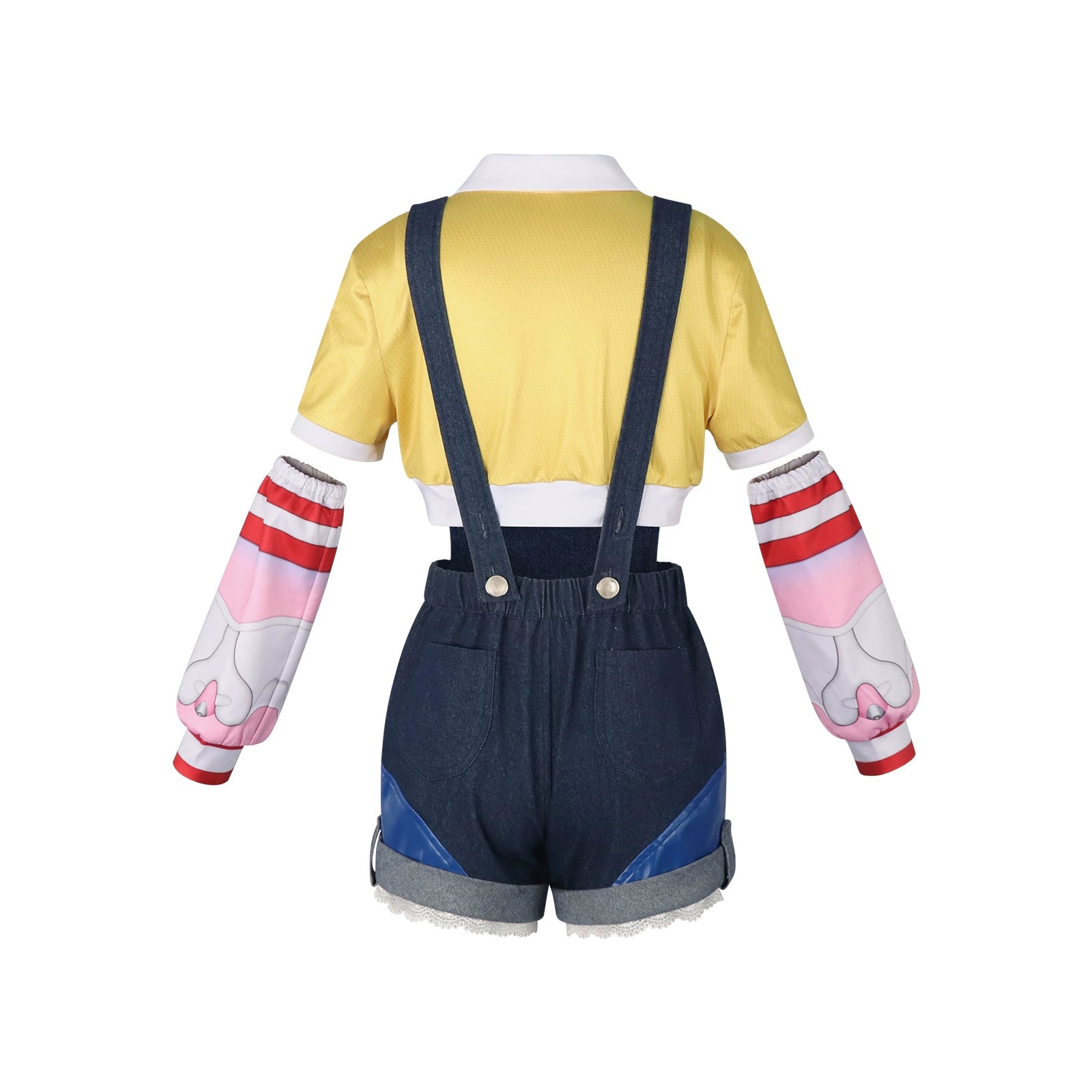 Juno Kitty Overwatch Kitty Latzhose Set Cosplay Kostuem Damen