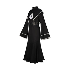 Hatsune Miku Project Sekai Nonnen-Kleid Cosplay Kostuem Damen Schwarz Weiß