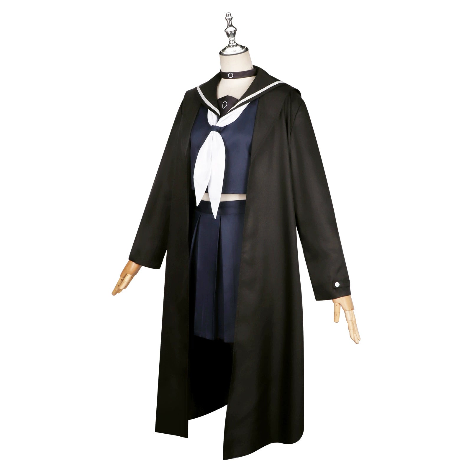Plana Blue Archive Schul-Set Cosplay Kostuem Damen Schwarz Weiß