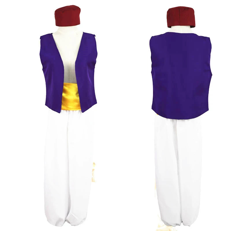 Aladdin Prinz Aladdin Prinzen Gewand Set Cosplay Kostuem Damen