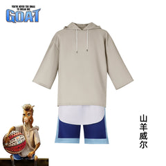 Goat Stage Goat movie Buehnen-Hoodie-Set Cosplay Kostuem Damen
