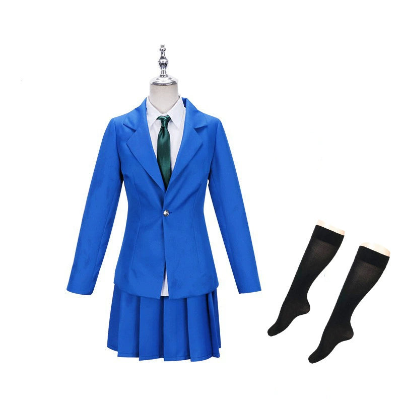 Shinichi Kudo Detective Conan Detektiv Outfit Cosplay Kostuem Damen