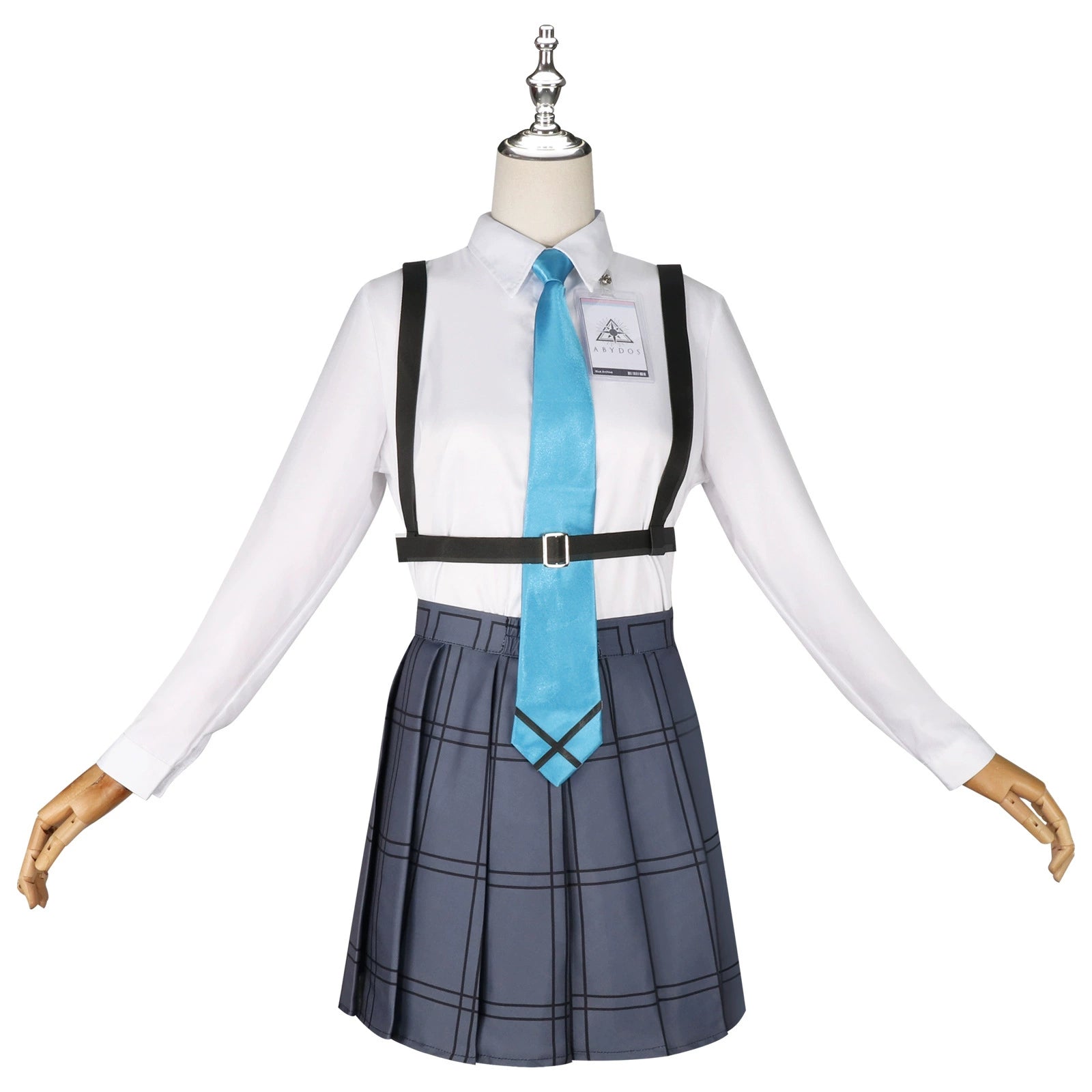 Takanashi Hoshino Blue Archive Schul-Set Cosplay Kostuem Damen Navyblau
