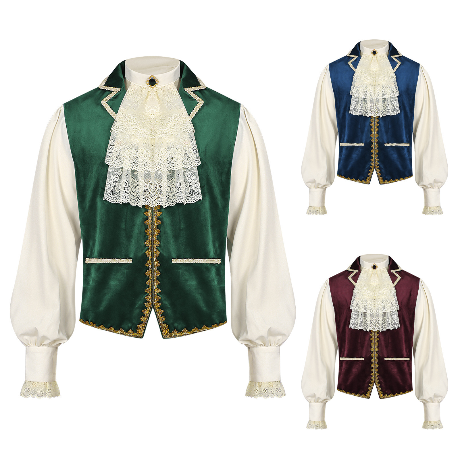 Prinz-Jackett 2 – Hofrock-Blazer in 3 Farben, HERREN