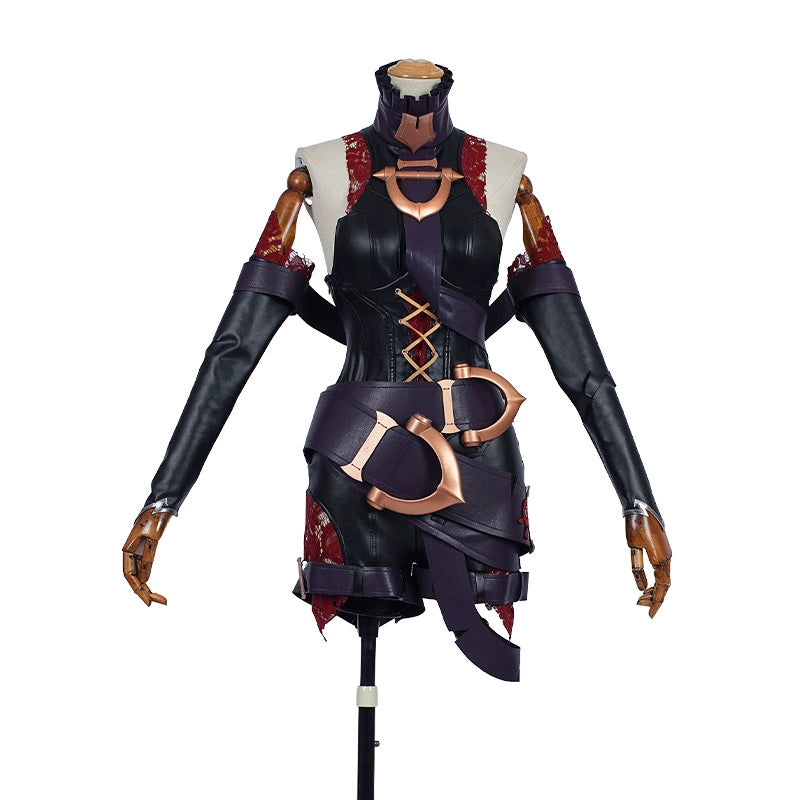 Briar League of Legends Kampfkleid Cosplay Kostuem Damen Schwarz