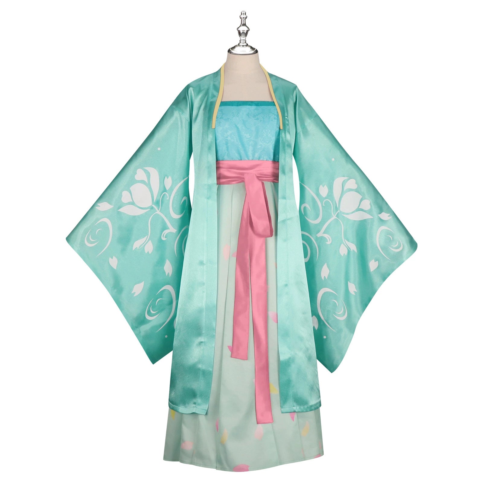 Maomao The Apothecary Diaries Hanfu-Kleid Cosplay Kostuem Damen Türkis