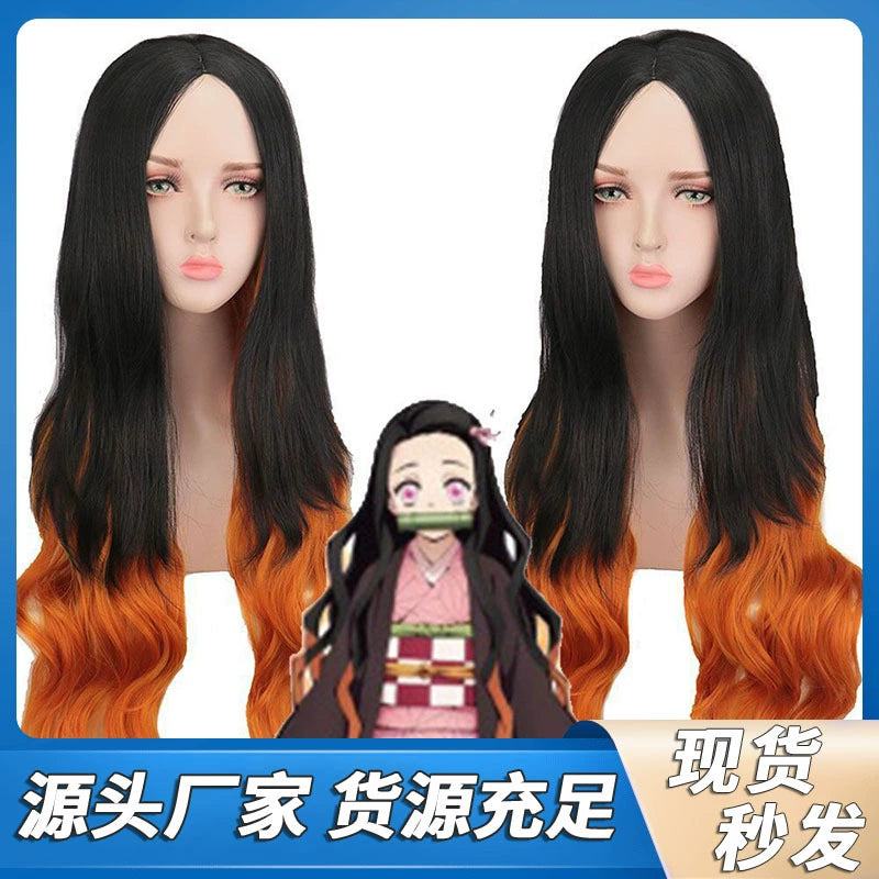 Nezuko Cosplay Peruecke Damen