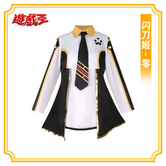Sky Striker Roze Yu-Gi-Oh! Weisser Anzug Set Cosplay Kostuem Damen