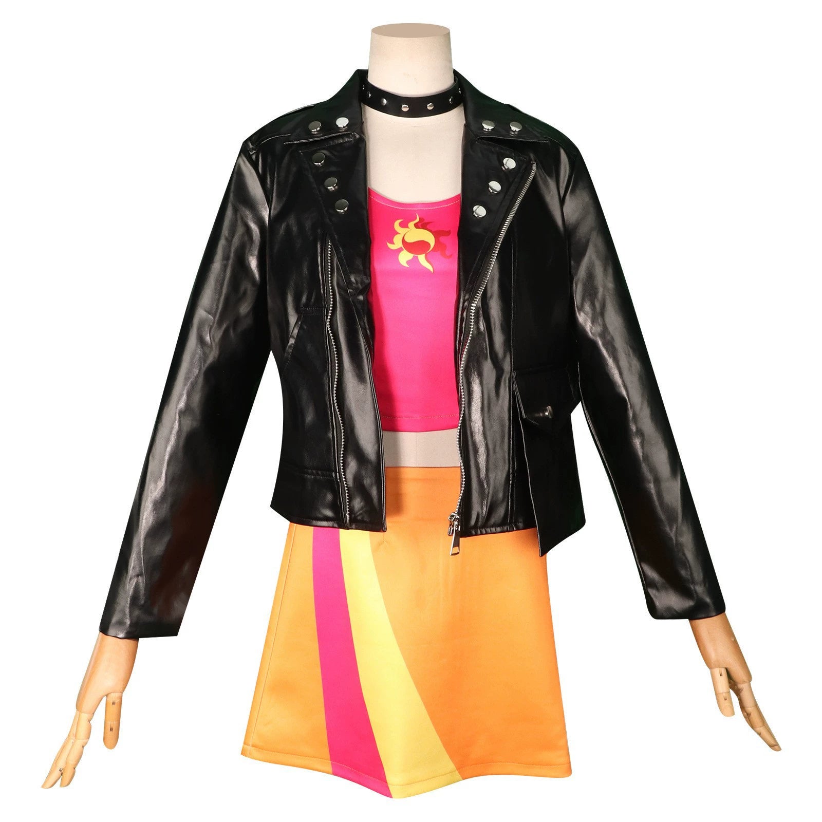 Sunset Shimmer My Little Pony Bühnenoutfit Cosplay Kostuem Damen