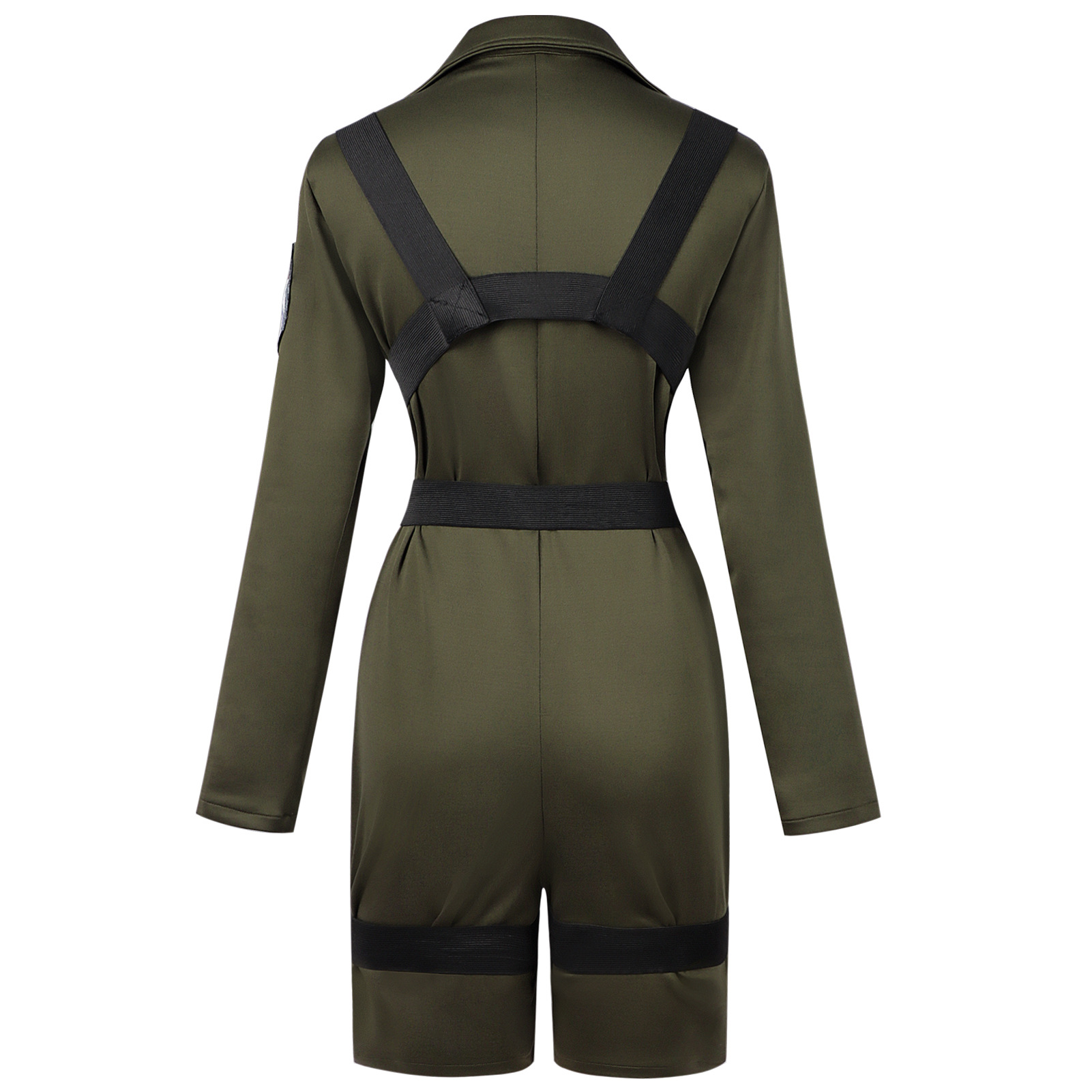 Pilotinnen-Overall – Militär-Kombi für Fasching, DAMEN