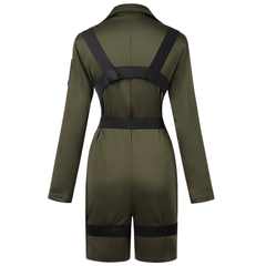 Pilotinnen-Overall – Militär-Kombi für Fasching, DAMEN