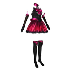 D.Va Nachtschatten Overwatch Blaues Bodysuit Set Cosplay Kostuem Damen