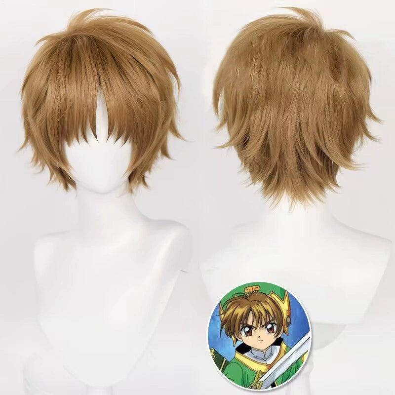 Li Syaoran CardCaptor Sakura Gruener Anzug Set Cosplay Kostuem Damen