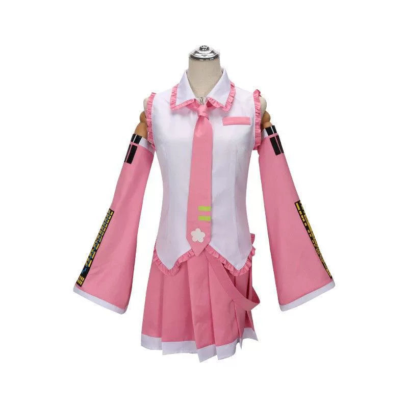 Miku Lacquer Vocaloid Lackleder-Kostuem Cosplay Kostuem Damen