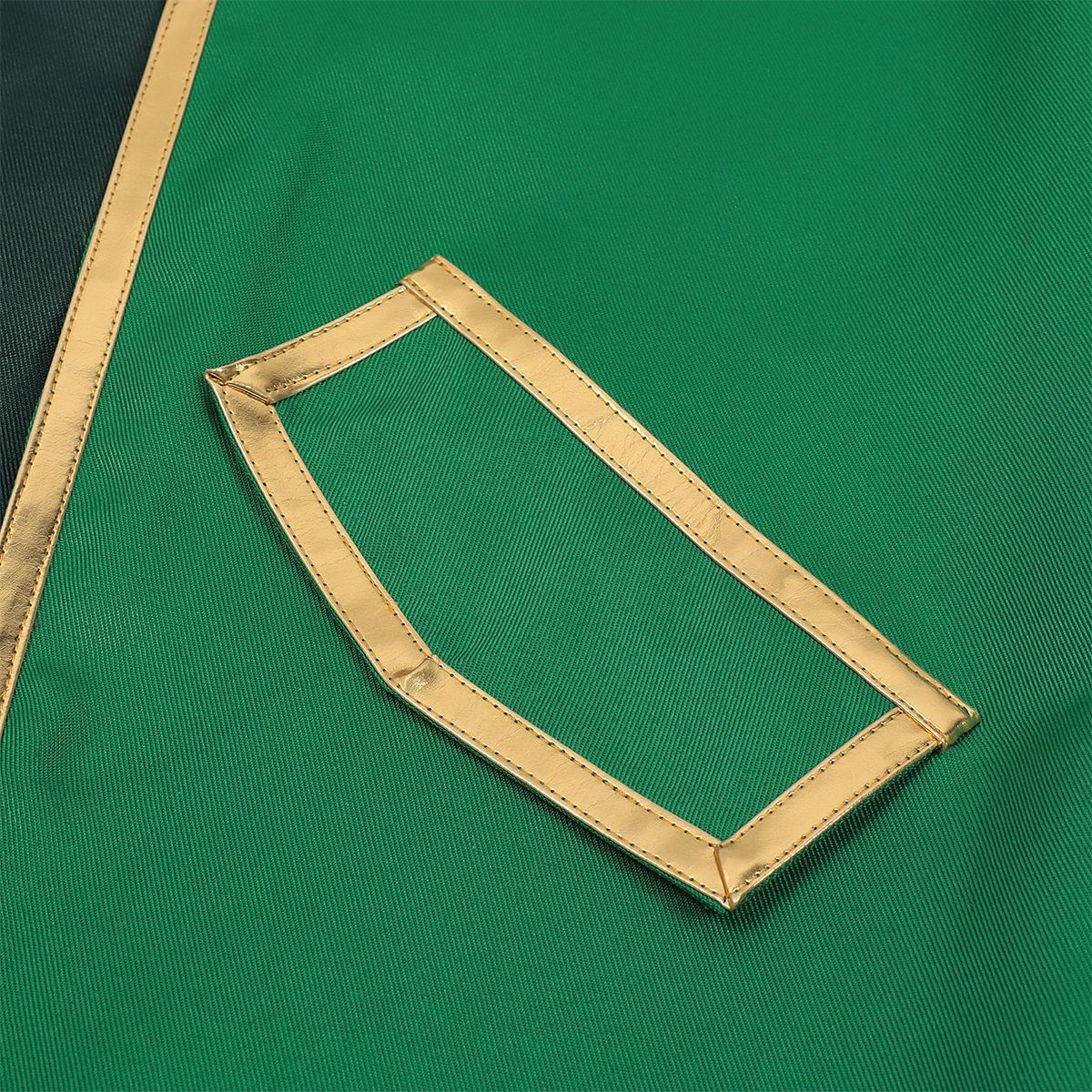 Irischer Gothic-Mantel – Kleeblatt-Anzug mit Zipfelmütze für St. Patrick, HERREN