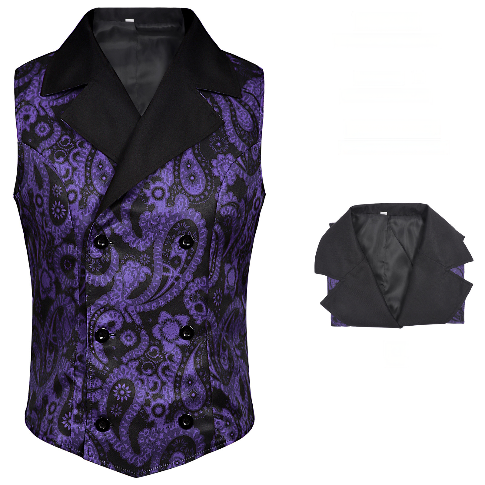 Dampfer-Weste – Steampunk-Brustlatz, HERREN