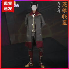 Silco League of Legends Unternehmer-Outfit Cosplay Kostuem Damen Grau