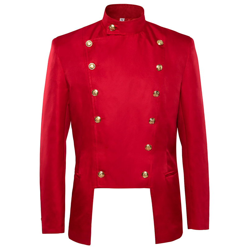 Court Prince Double Breasted Jacket Medieval Kostüm Herren