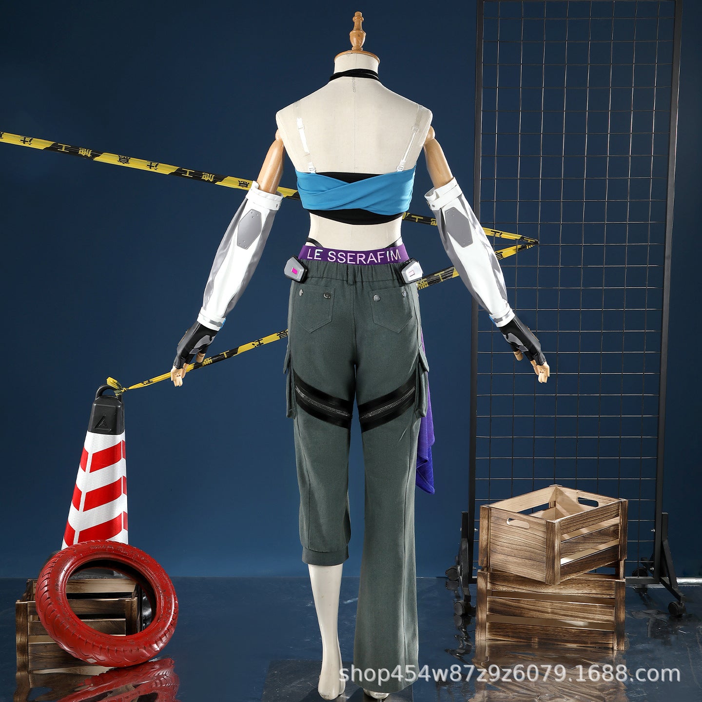 D.Va Overwatch Stage Outfit Cosplay Kostuem Damen