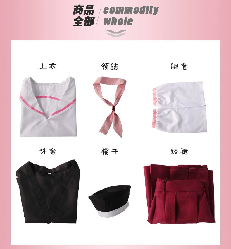 Blue Archive Charaktere Charakter-Outfit Cosplay Kostuem Damen Mehrfarbig