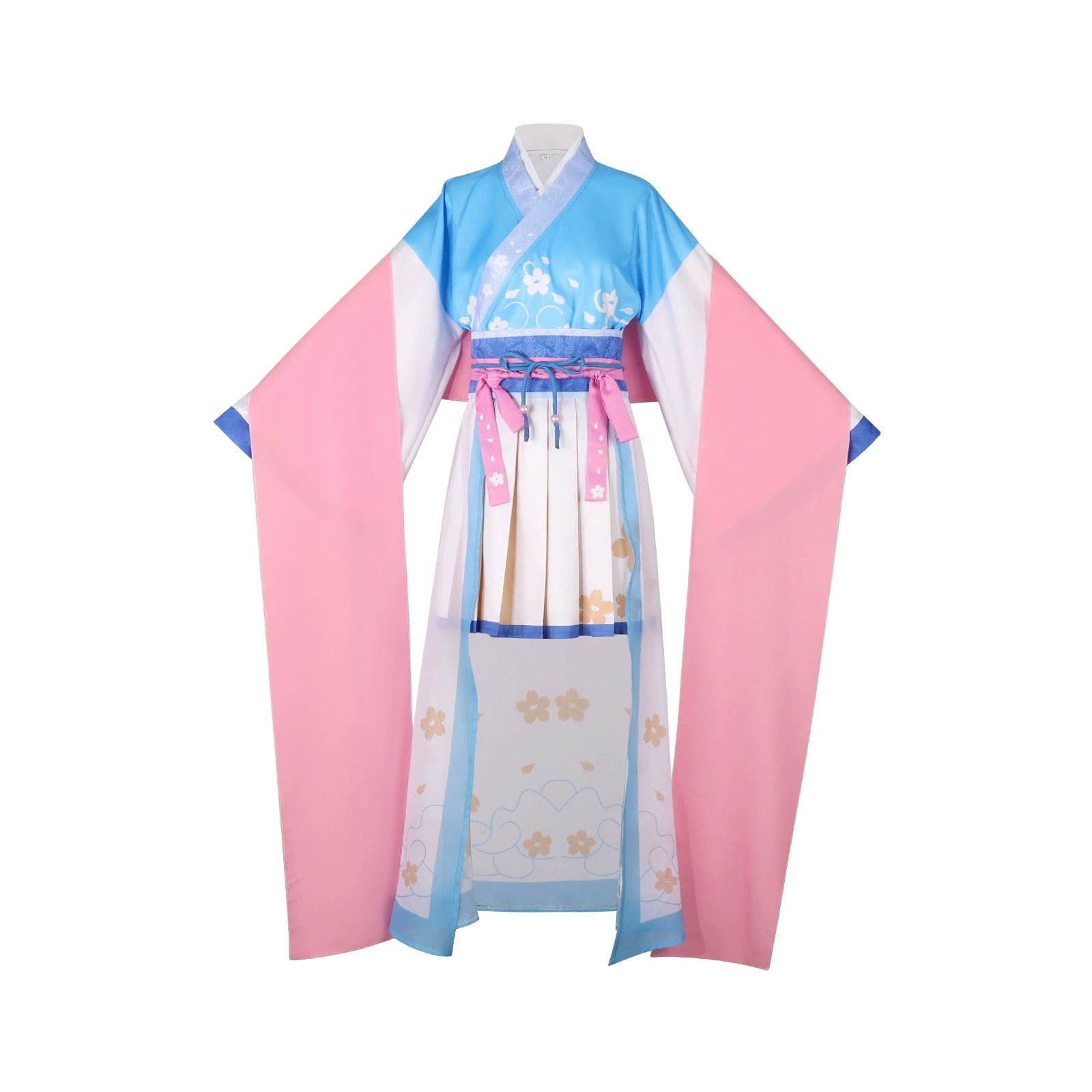 Takanashi Hoshino Blue Archive Hanfu-Kleid Cosplay Kostuem Damen Blau