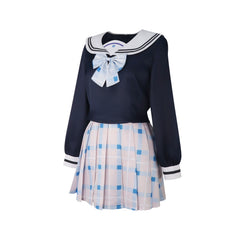 Mano Sakuragi The Idolmaster Schul-Idol-Uniform Cosplay Kostuem Damen