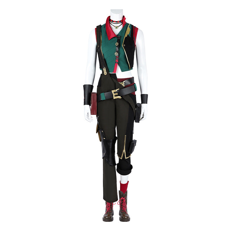 Powder League of Legends Outfit Cosplay Kostuem Damen