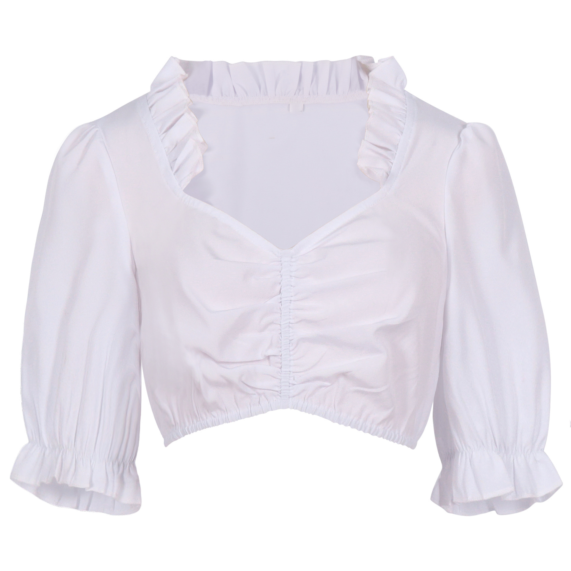 München Jacquard-Dirndl – edles Bierfest Trachtenkleid mit Spitze, DAMEN