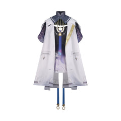 Wuthering Waves Uniform mit Jacke Cosplay Kostuem Damen Schwarz Weiß
