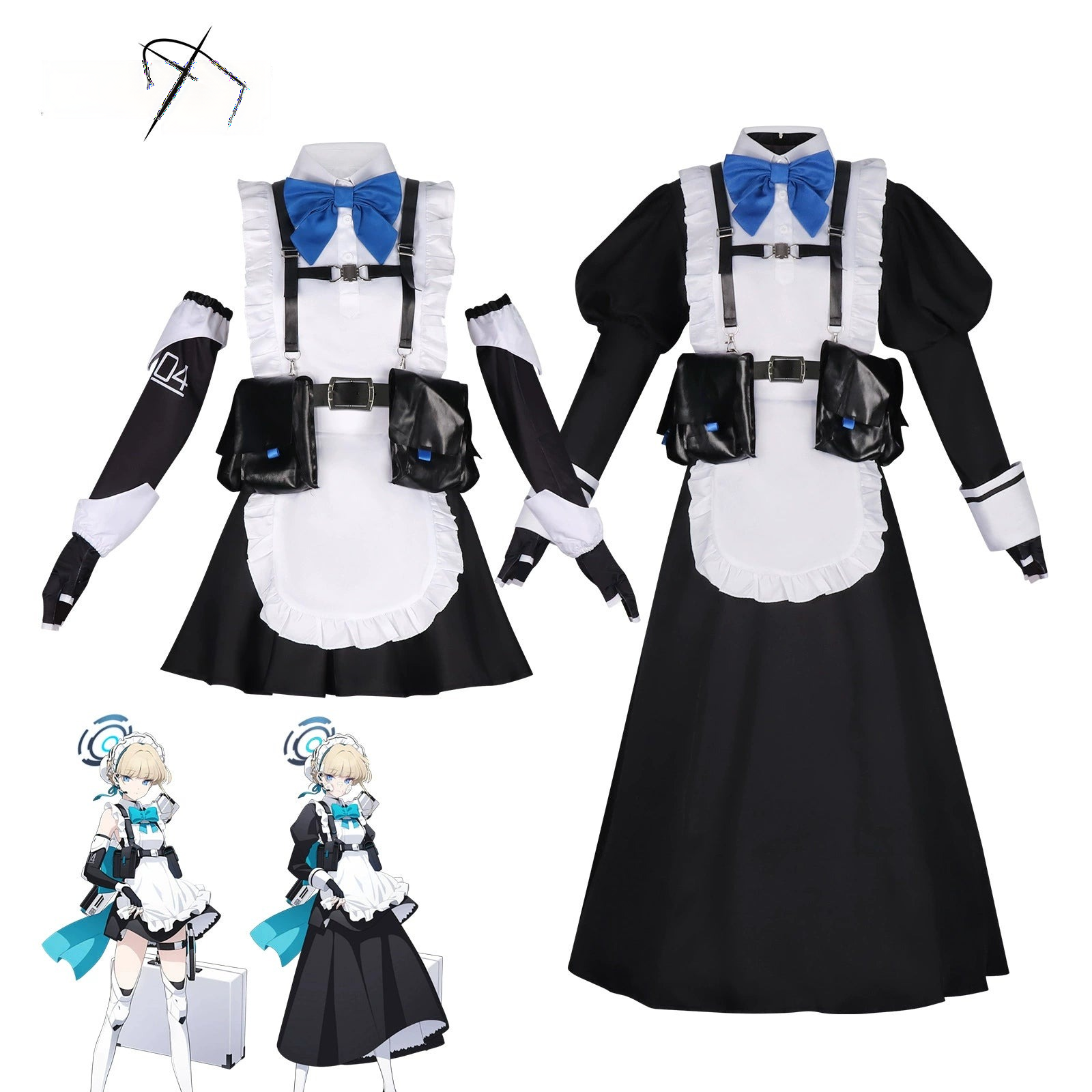 Asuma Toki Blue Archive Schuluniform Set Cosplay Kostuem Damen