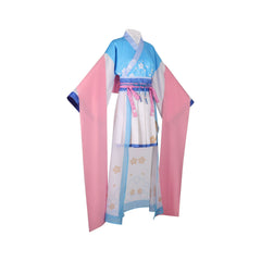 Takanashi Hoshino Blue Archive Hanfu-Kleid Cosplay Kostuem Damen Blau