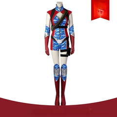 Firecracker The Boys Anzug Cosplay Kostuem Damen Rot Blau