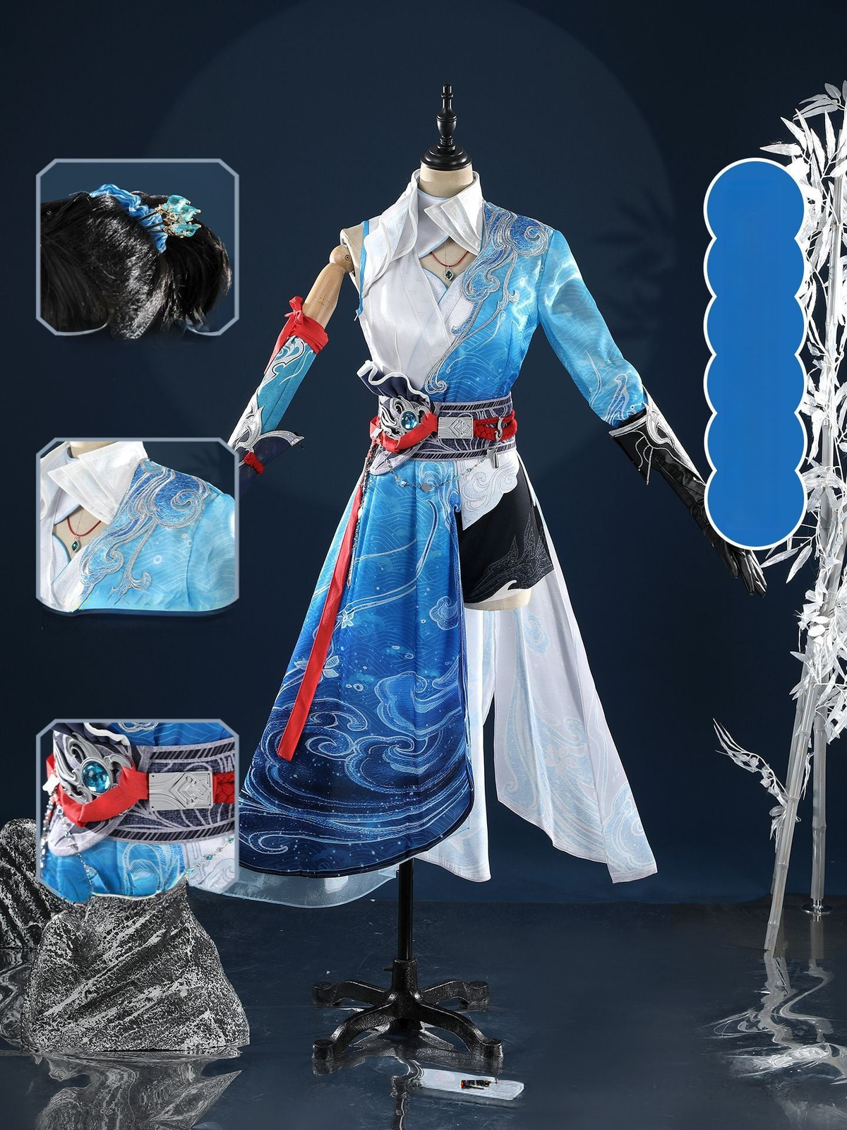 Ji Ruxue Naraka Bladepoint Hanfu Cosplay Kostuem Damen