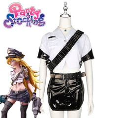 Panty Panty & Stocking Officer Outfit Cosplay Kostuem Damen